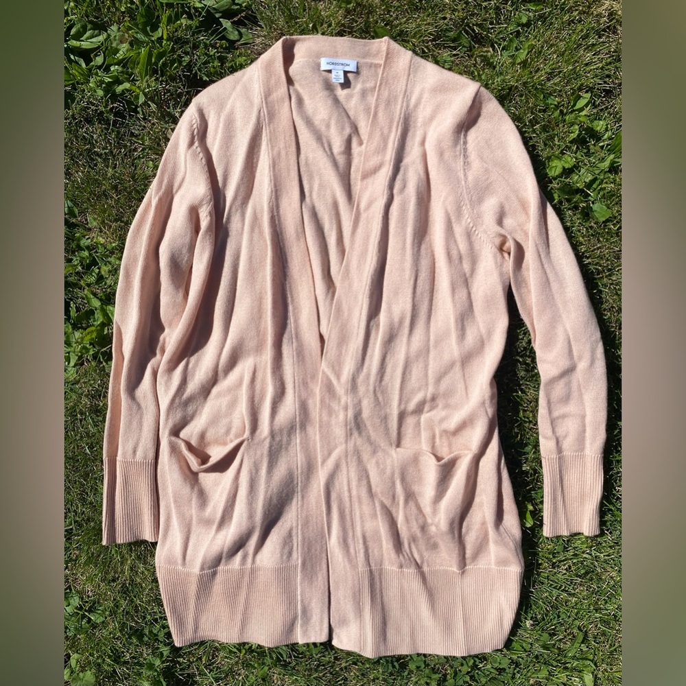 Nordstrom- light pink cardigan